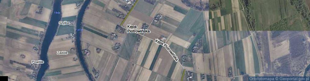 Zdjęcie satelitarne Kępa Piotrowińska ul.